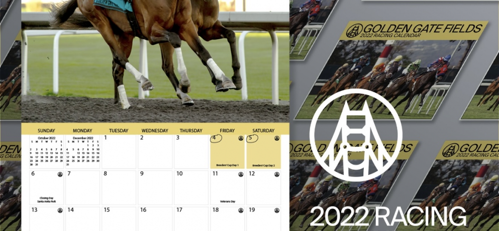2022 Golden Gate Fields Wall Calendar Giveaway